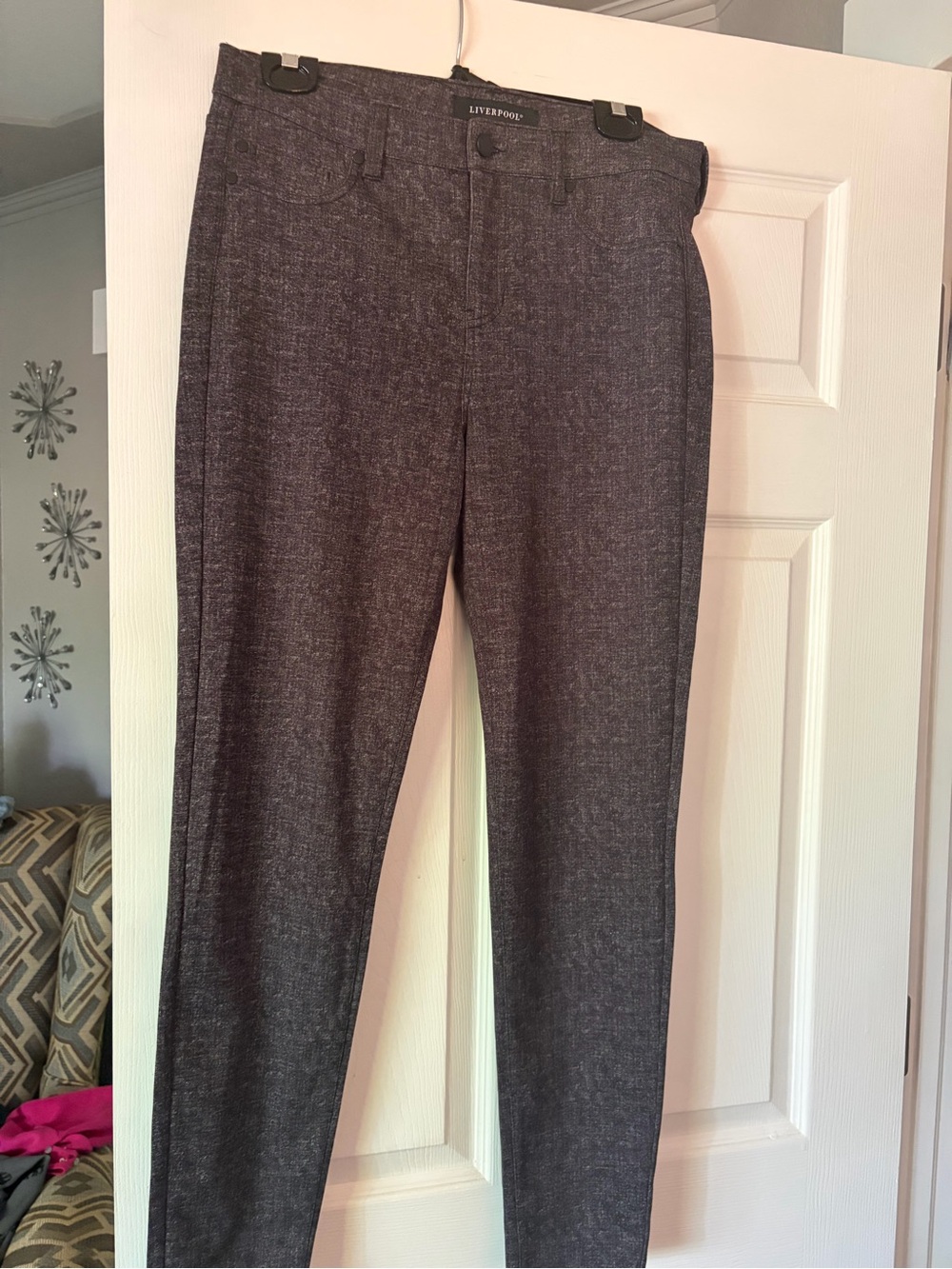 Liverpool Charcoal Skinny Dress Pants